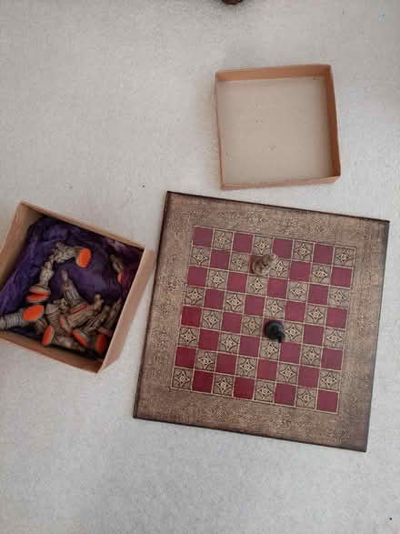 Photo of free Resin chess set and board (Waterlooville PO7) #1