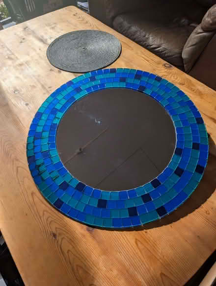 Photo of free Blue IKEA Mirror with Glass Mosaic Edging (Mold CH7) #3