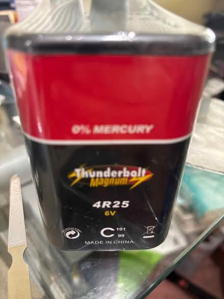 Photo of free Sealed 6v battery (Mitty High area) #1