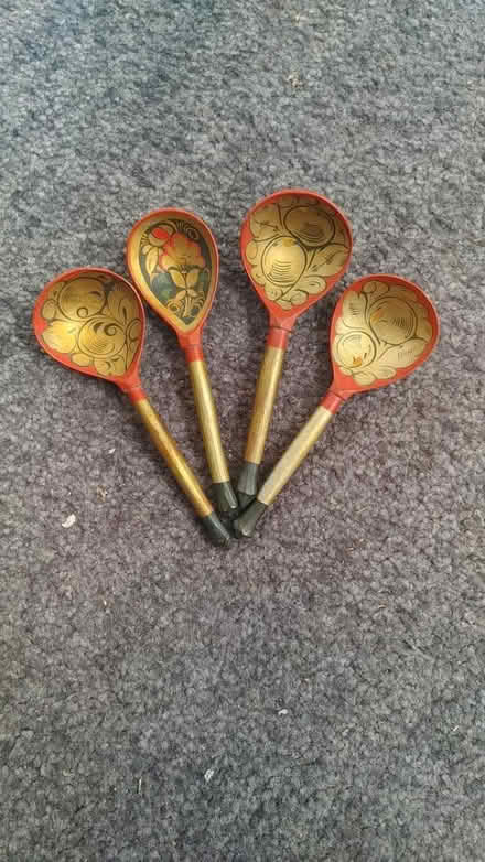 Photo of free Painted wooden spoons (Trinity Bellwoods) #1