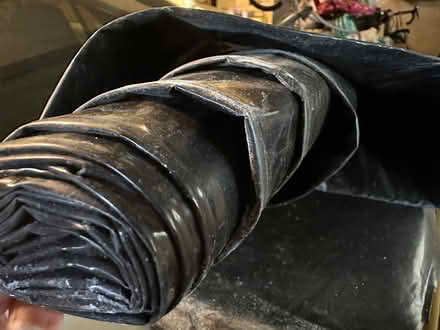 Photo of free 2 rolls black plastic sheeting (Media/Swarthmore area) #2