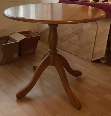 Photo of free Wooden Round Table (Lambeth SW16) #1