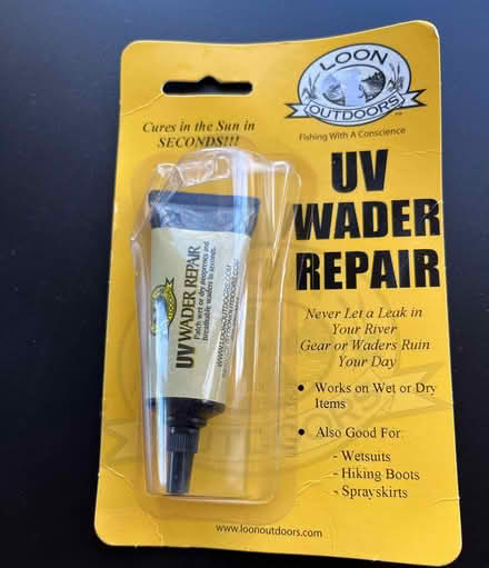 Photo of free Wader repair glue (Denvilles PO9) #1