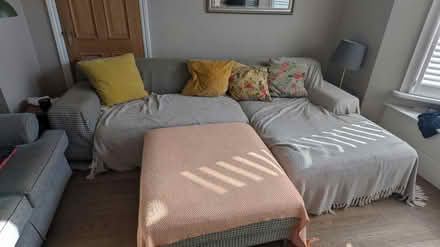Photo of free Large L-shaped sofa bed (Earlsfield SW18) #2