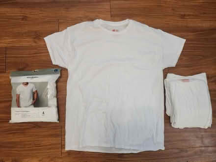 Photo of free Men's white T shirts, size L (King Farm) #1
