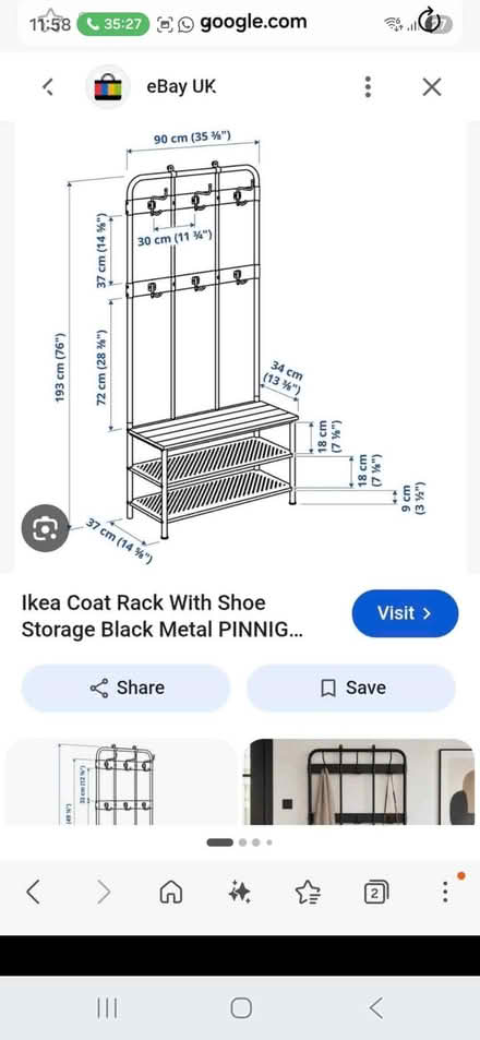 Photo of free Coat/Shoe Rack (Bampton OX18) #2