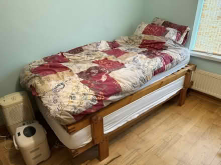 Photo of free Two stackable wooden single beds (Irby CH61) #1