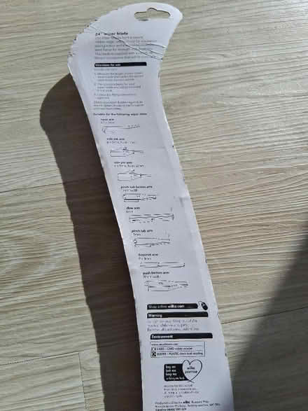 Photo of free Wiper Blade 24 inch (Purbrook PO7) #2