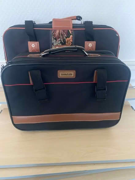Photo of free 2x suitcases old style vgc (Offerton SK1) #1