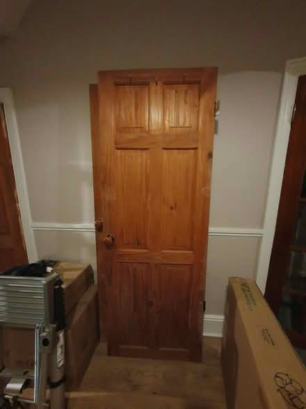 Photo of free 2 x wooden doors (Central park, East Ham E6) #1