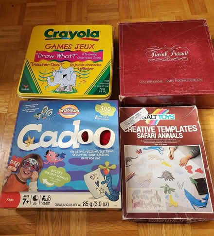 Photo of free Board games and stencils (Near Experimental Farm) #1