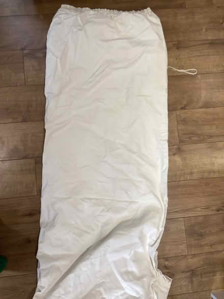 Photo of free Single white/cream cotton lined curtain (Abingdon-on-Thames OX14) #1