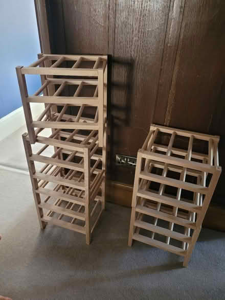 Photo of free Wooden stackable wine racks (Lloyd Park CR2) #1