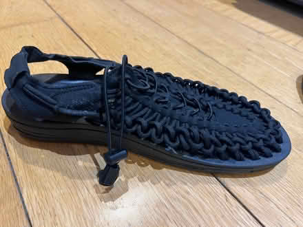 Photo of free Pair of black deck shoes (Clapham North SW4) #2
