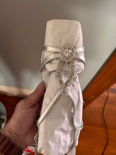 Photo of free Size 7.5 silver dress shoes (Weymouth Landing) #2