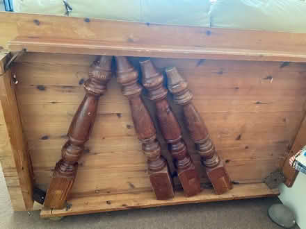 Photo of free Solid pine table 153x91cm (Copythorne TQ5) #2