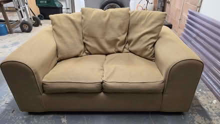 Photo of free Small two seat sofa with cushions (Ravenstonedale CA17) #1