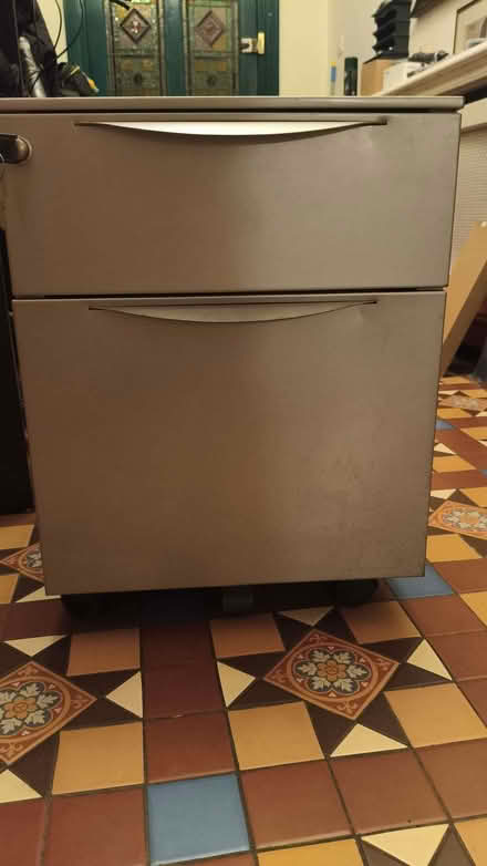 Photo of free Lockable Metal Filing Cabinet Office Pedestal 2 Drawer SE25 (South Norwood SE25) #3