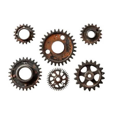 Photo of Old sprockets or gears (Birstall WF17) #2