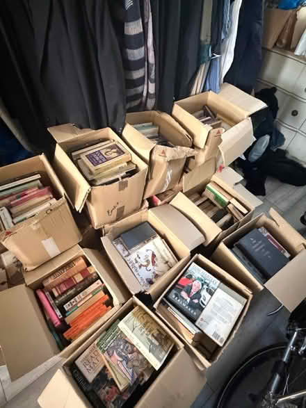 Photo of free 55 boxes of books ("E15" E15) #4