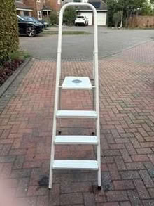 Photo of free Metal step ladder (How Wood AL2) #1
