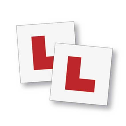 Photo of L Learner plates (Ilford IG1) #1
