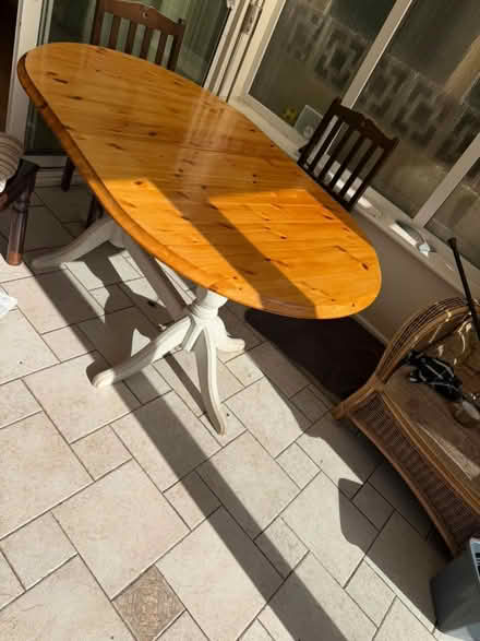 Photo of free Table and 3 chairs (Ferrybridge WF11) #2