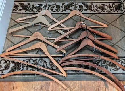Photo of free wooden hangers (Anna st in Teaneck) #1