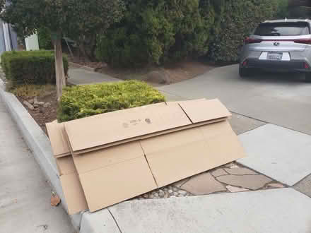 Photo of free large cardboard boxes (10516 Whitney Way, Cupertino) #1