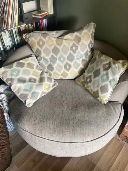 Photo of free Grey cuddle chair (Droitwich) #3