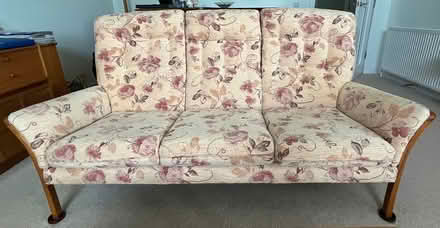 Photo of free Sofa and 2 chairs (Dairsie) #1
