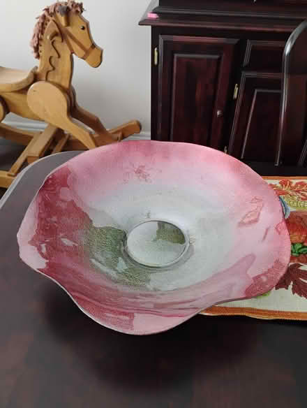 Photo of free Large Glass Decorative Bowl (Mississauga) #1