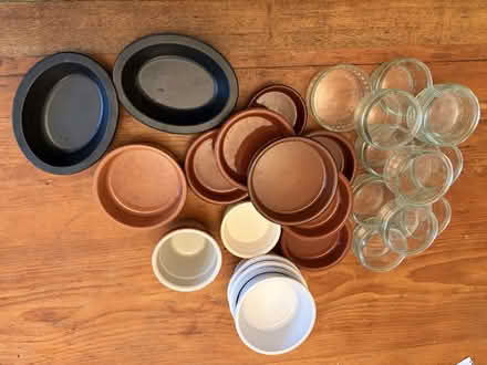 Photo of free Ramekins, small dishes (x28), for baking, puddings or paints (Sharrow S7) #1