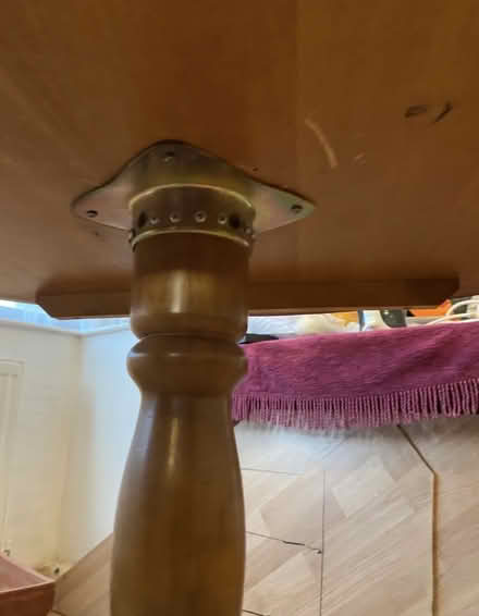 Photo of free Wooden Round Table (Lambeth SW16) #2