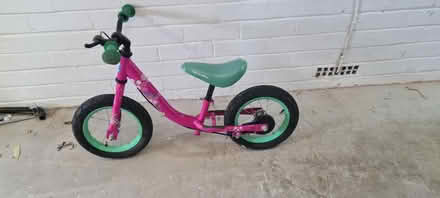 Photo of free Balance bike (Boothville) #1