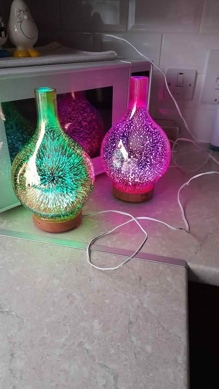 Photo of free 2 x multi coloured lamps (St. Albans) #1