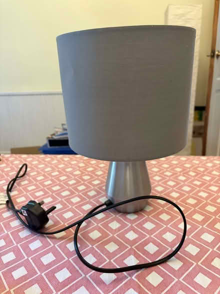 Photo of free Lamp - silver/grey, touch on/off (Sharrow S7) #1