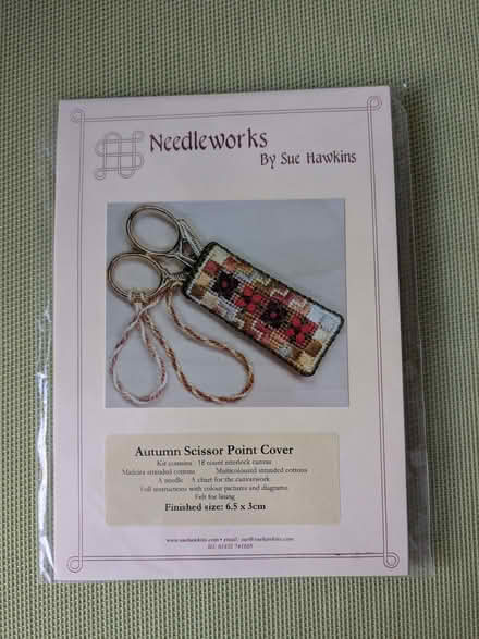 Photo of free Autumn Scissor Case Cross Stitch Kit (Beulah Hill SE19) #1