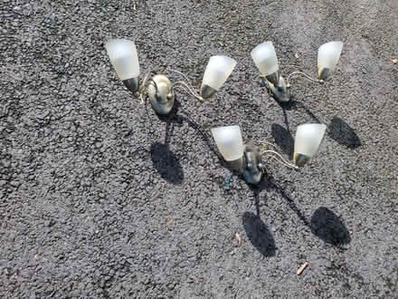 Photo of free 3 sets of wall lights with bulbs (Codnor DE5) #3