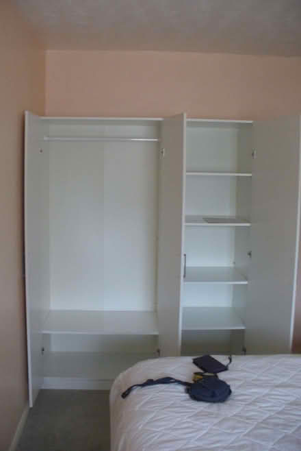 Photo of free white ikea wardrobe (Far Bletchley MK3) #3