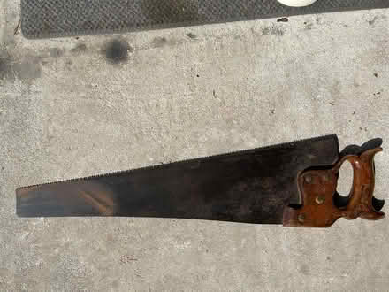 Photo of free Antique hand saw (Somerset NJ near Rt 27) #1