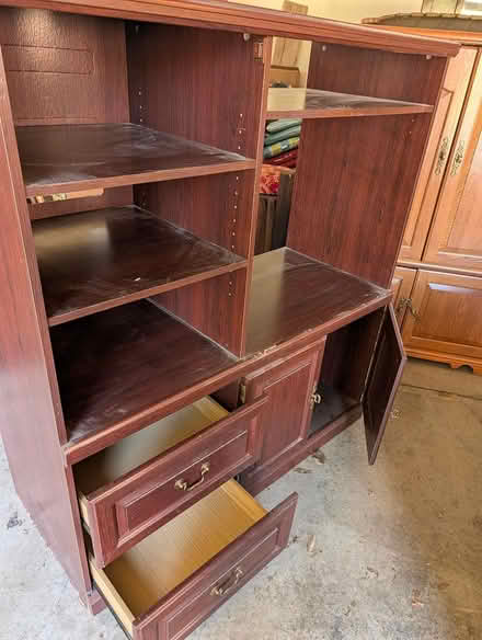 Photo of free Media bookcase cabinet wardrobe (Northwest Indianapolis) #2