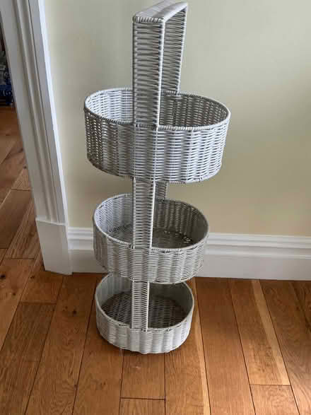 Photo of free Grey rattan bathroom organiser (Malvern WR14) #1