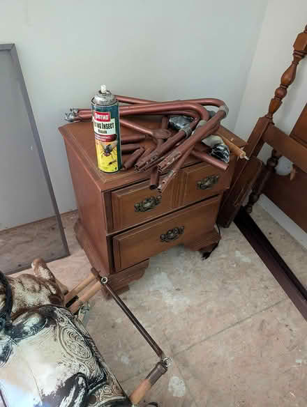 Photo of free double bed night stand (Northwest Indianapolis) #2