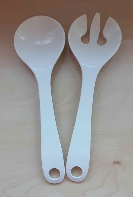 Photo of free 12" (30cm) Salad Servers (Bolton le Sands, LA5) #1