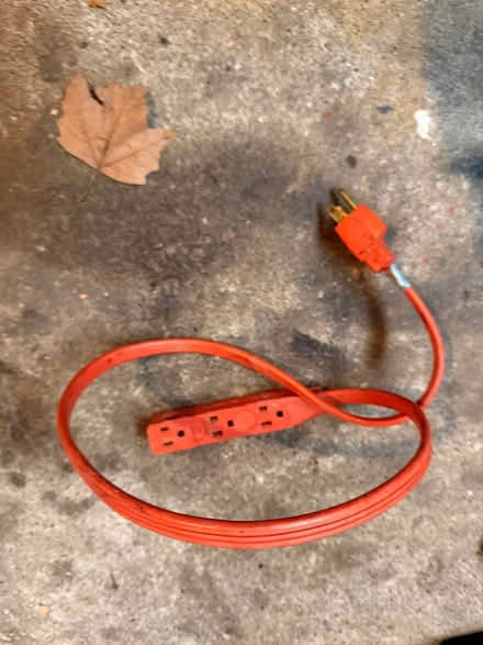 Photo of free Orange 3-&prong extension cable (Terra Linda) #1