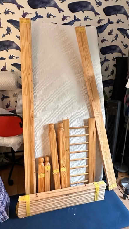 Photo of free Single bed frame and mattress (W8, Kensington) #3