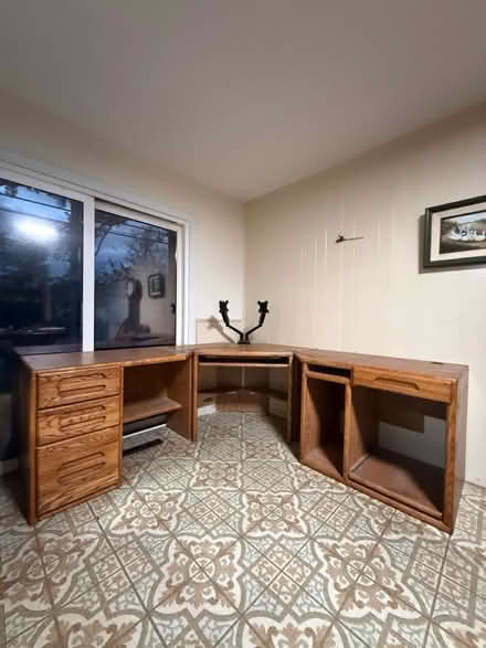 Photo of free Corner computer desk (Cambrian park) #1
