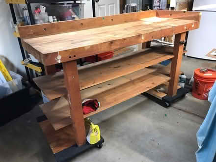 Photo of free Heavy duty workbench and heavy (Cupertino , DM me) #2