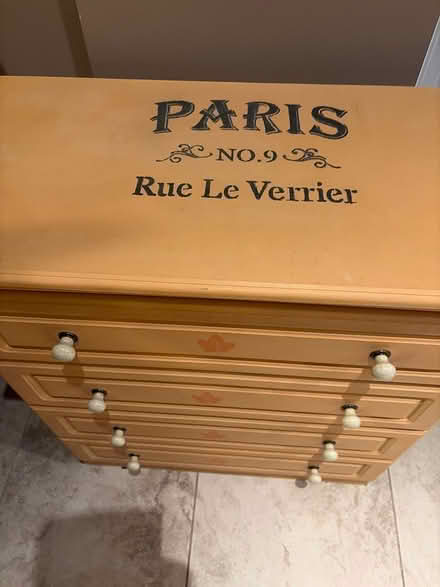 Photo of free Chest of drawers (Bray Co Wicklow) #4